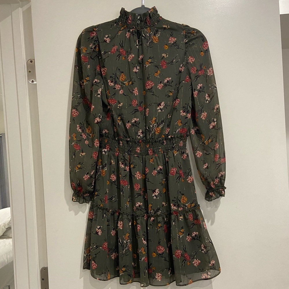 DREW long sleeve key hole dress